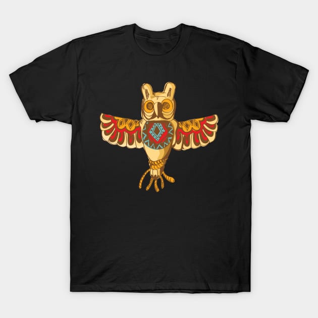 Owl Totem T-Shirt by saigon199x